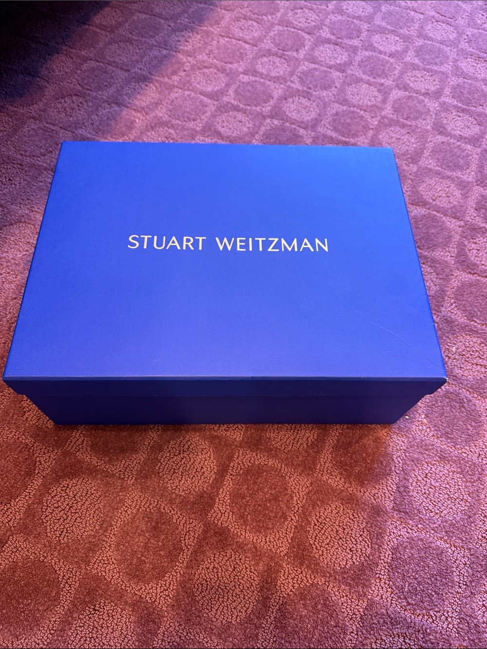 Stuart Weitzman Royal Blue Shoe Box